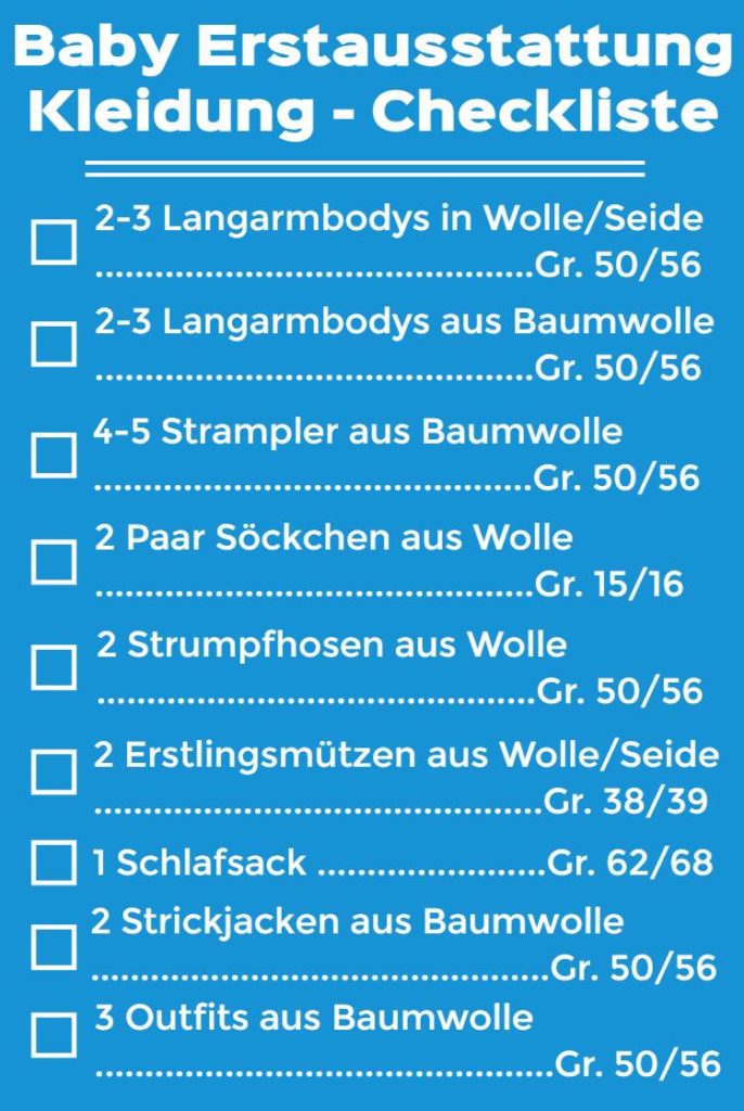 Erstausstattung kleidung checkliste 2 686x1024 - Baby Erstausstattung Kleidung: 7 unverzichtbare Kleidungsstücke