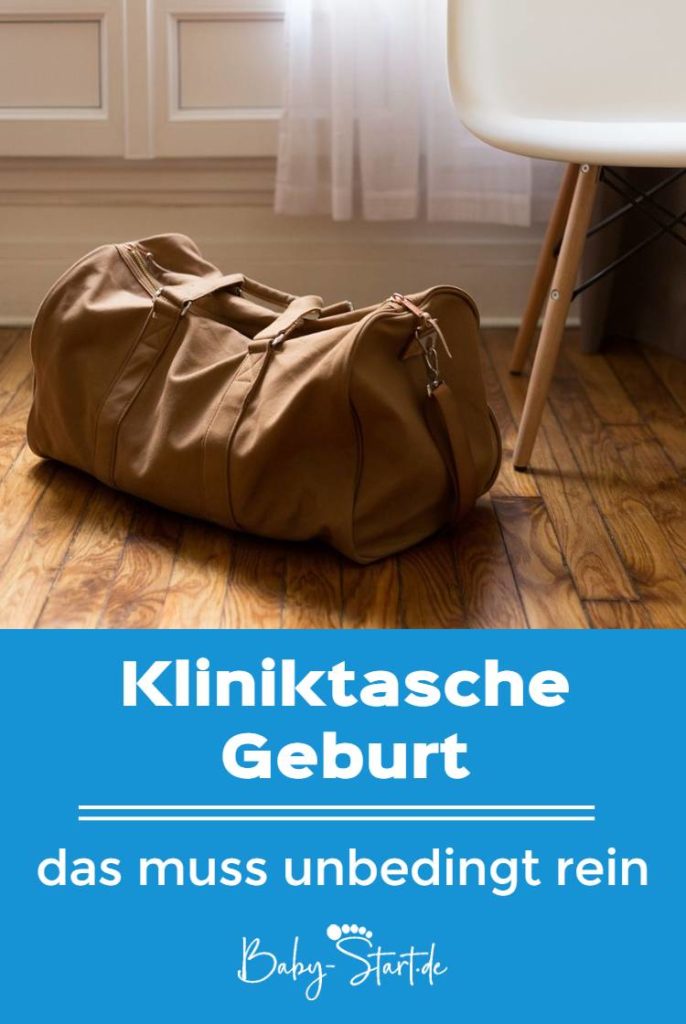 Kliniktasche Pinterest 686x1024 - Kliniktasche für die Geburt: diese 30+ Dinge müssen unbedingt rein